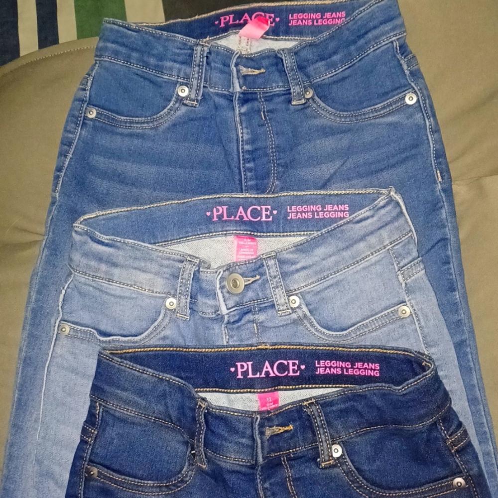Girls Children's Place 3 piece Jegging set